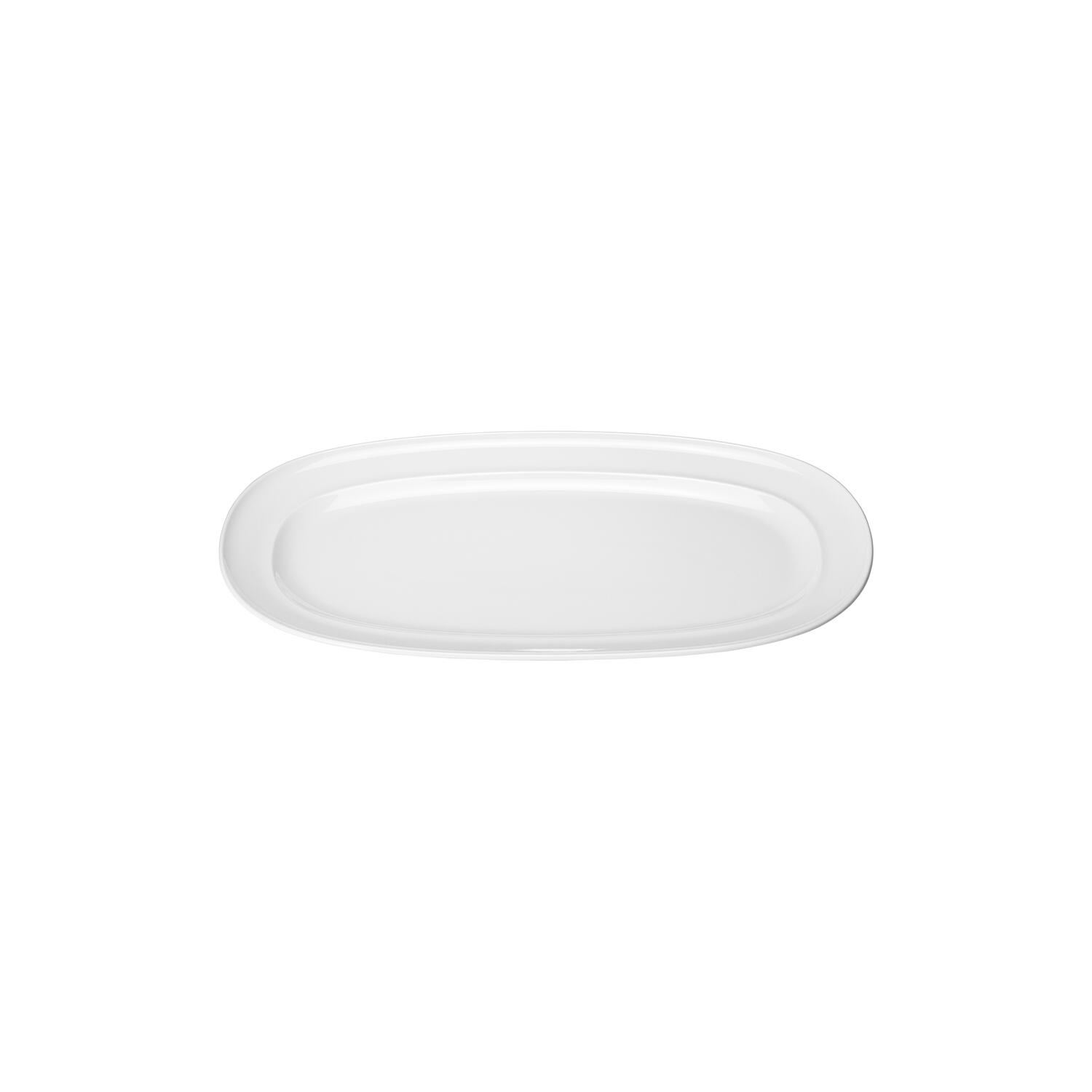 KOPPEL ovalt serveringsfad 23 cm, hvid