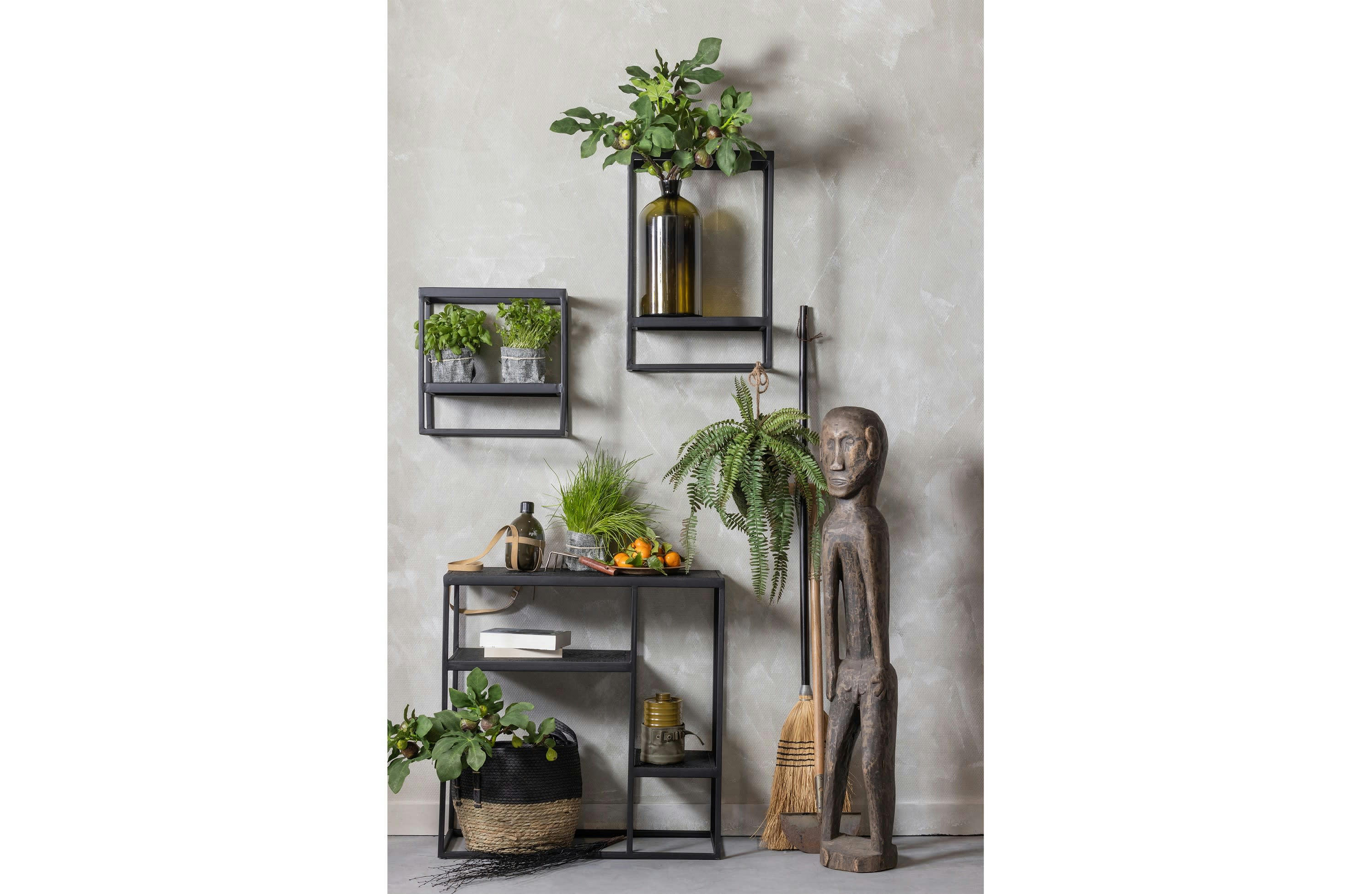 FEBE - Cabinet en métal noir