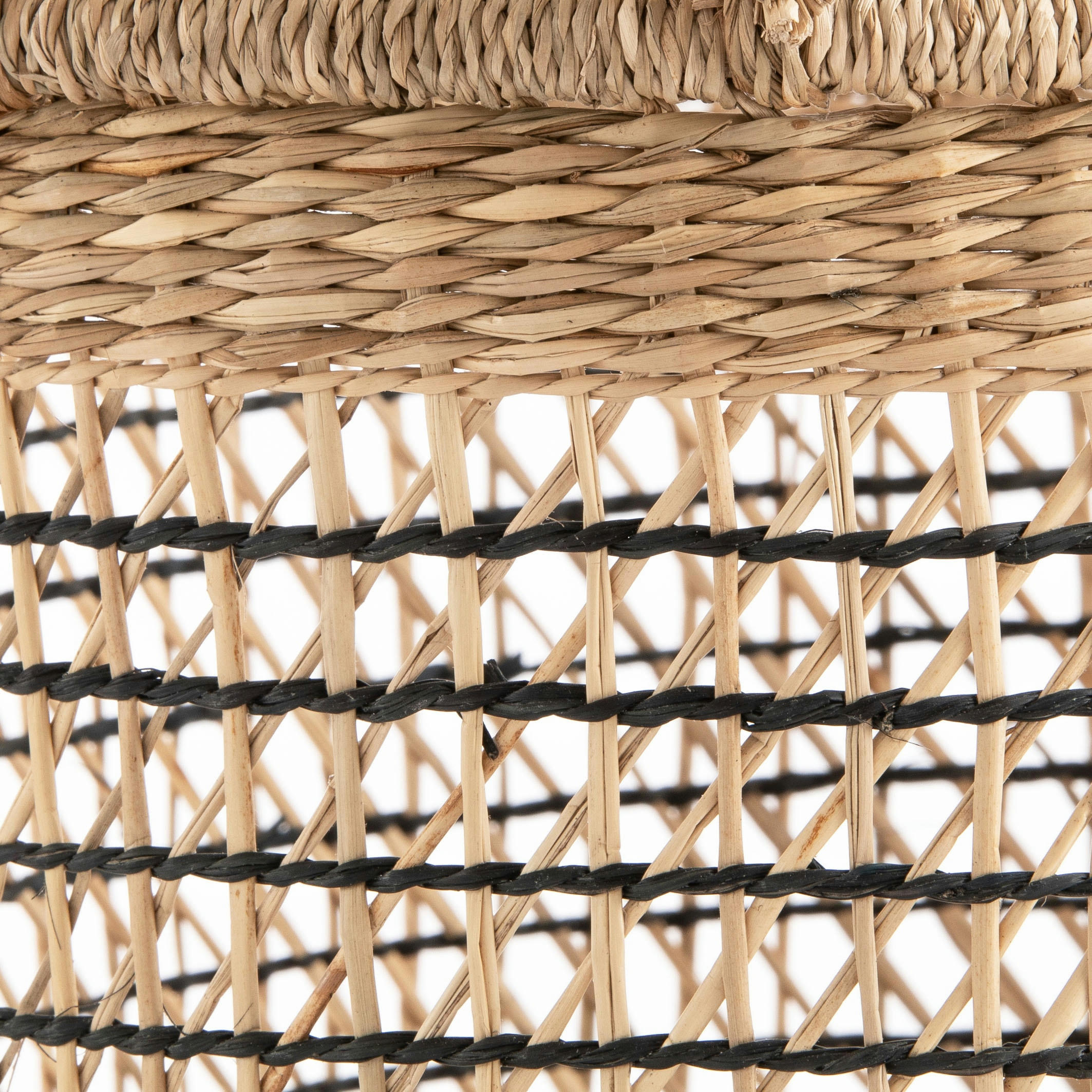 Panier rond en herbier ajouré, Kezia