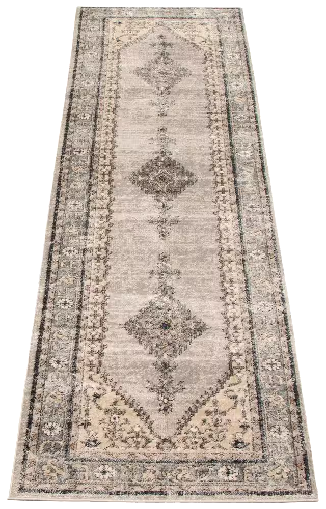 ECARPET Oregon Bijar Indoor Area Rug, Ivory, Assorted Sizes