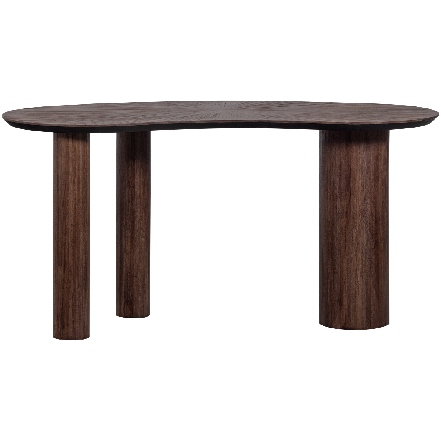 WOOOD organic sidetable/ bureau Sun - Recycled Teak - Bruin - 76x150x62
