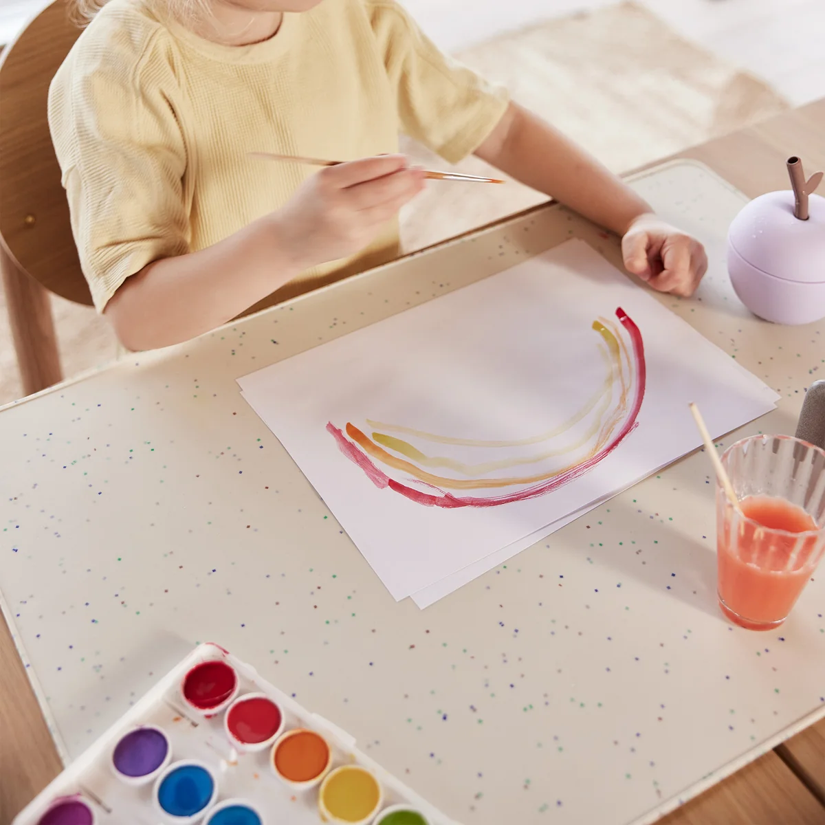 OYOY Mini - Confetti Kreativmatte, off-white