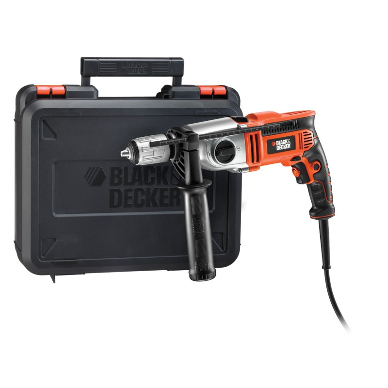 Perceuse à percussion électrique KR8542K 850 W BLACK DECKER