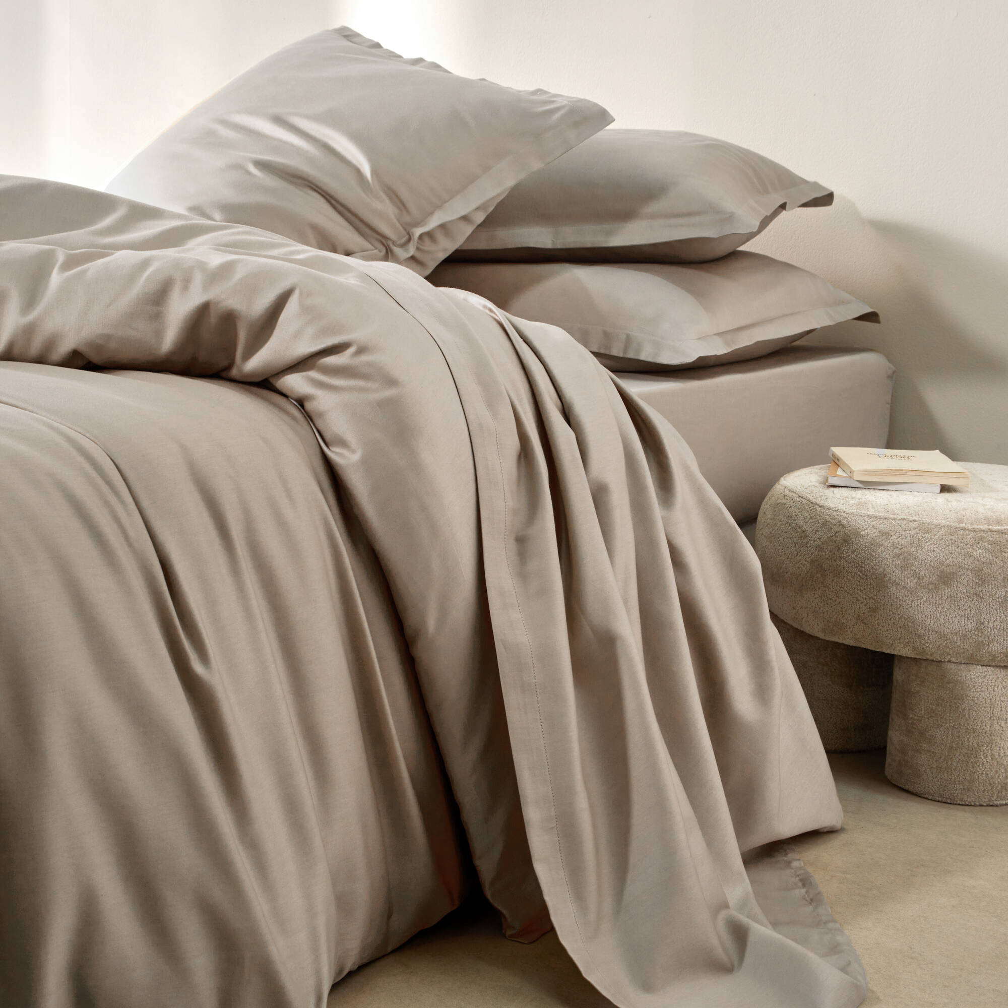 Linge de lit satin uni
