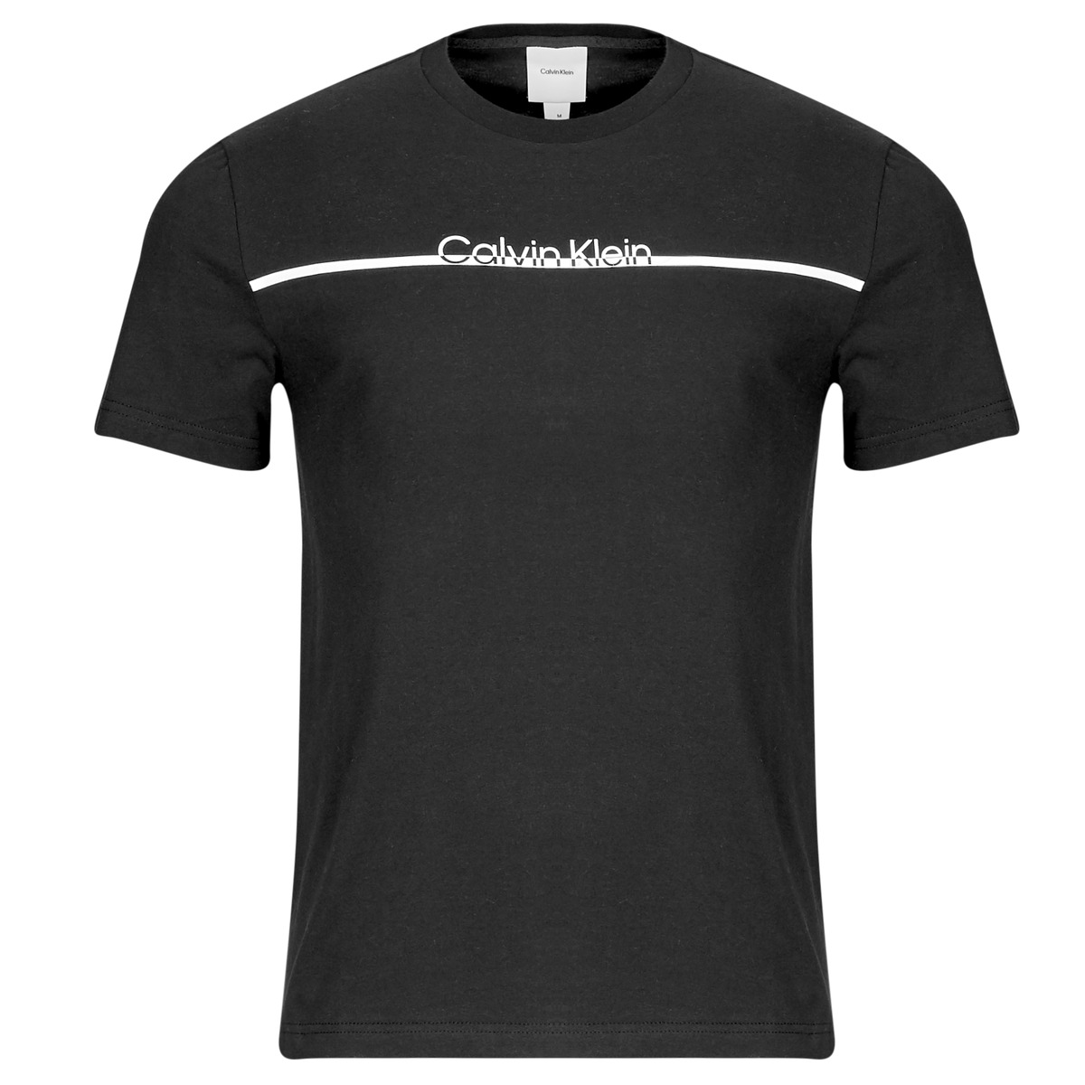 Calvin Klein Jeans - SPLIT LINE LOGO T-SHIRT - Black