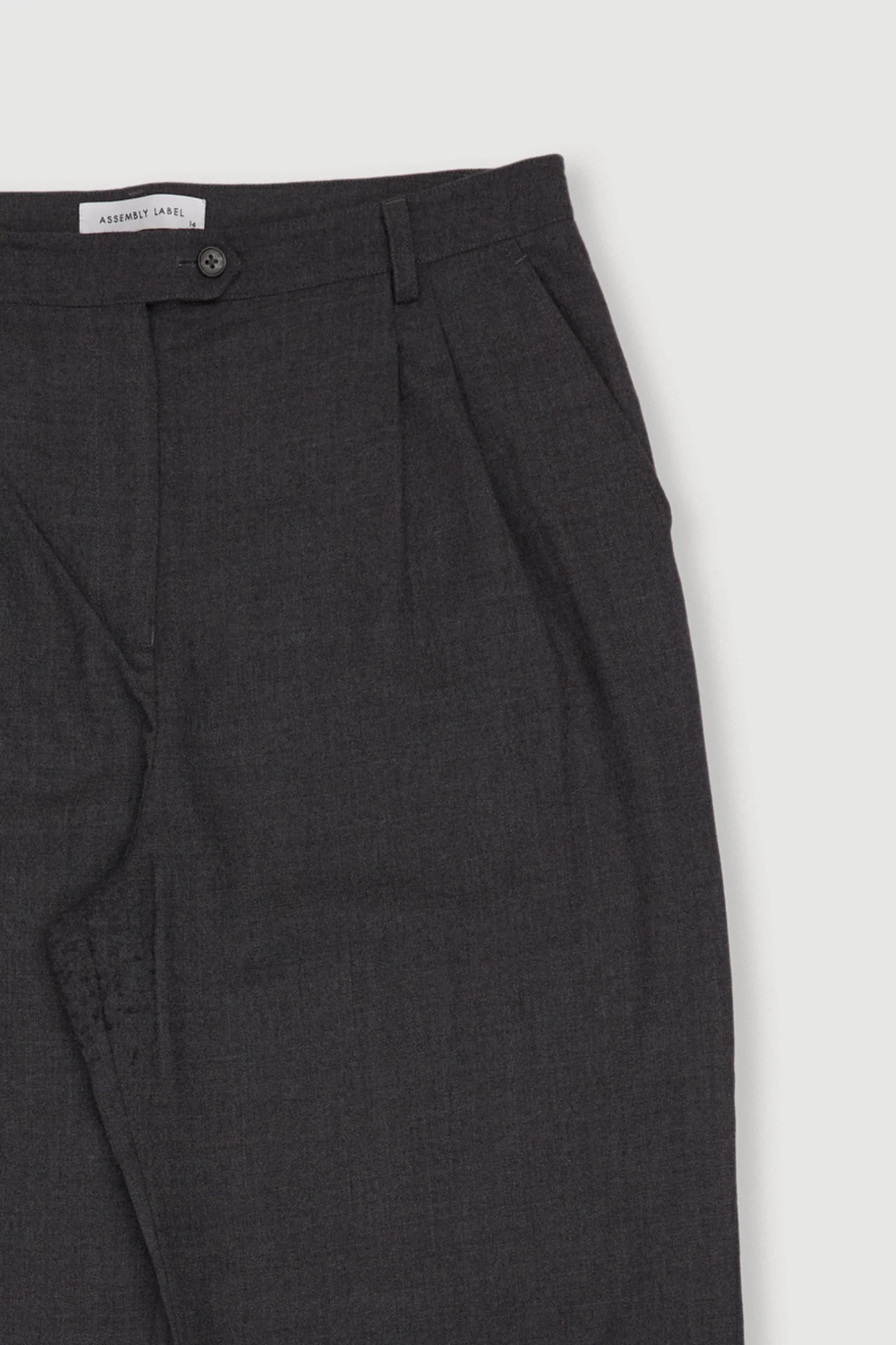 Re-Worn Womens Wool Textured Pant