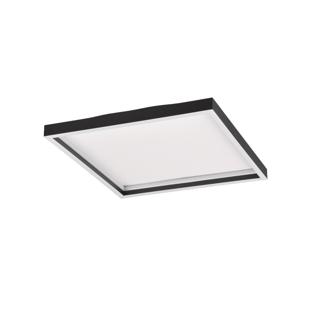 Plafon ROTONDAkwadratowy czarno-biały LED 1x20W 35cm 2600lm IP20 RL