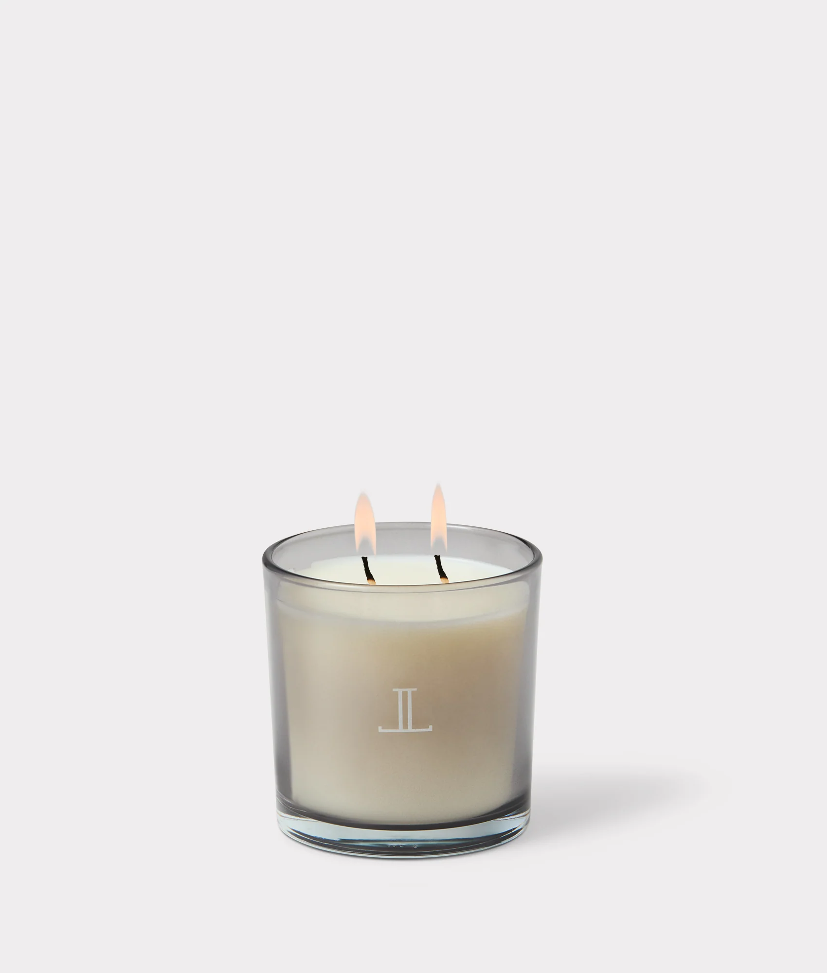 Burnished Teak Double Wick Candle - Burnished Teak