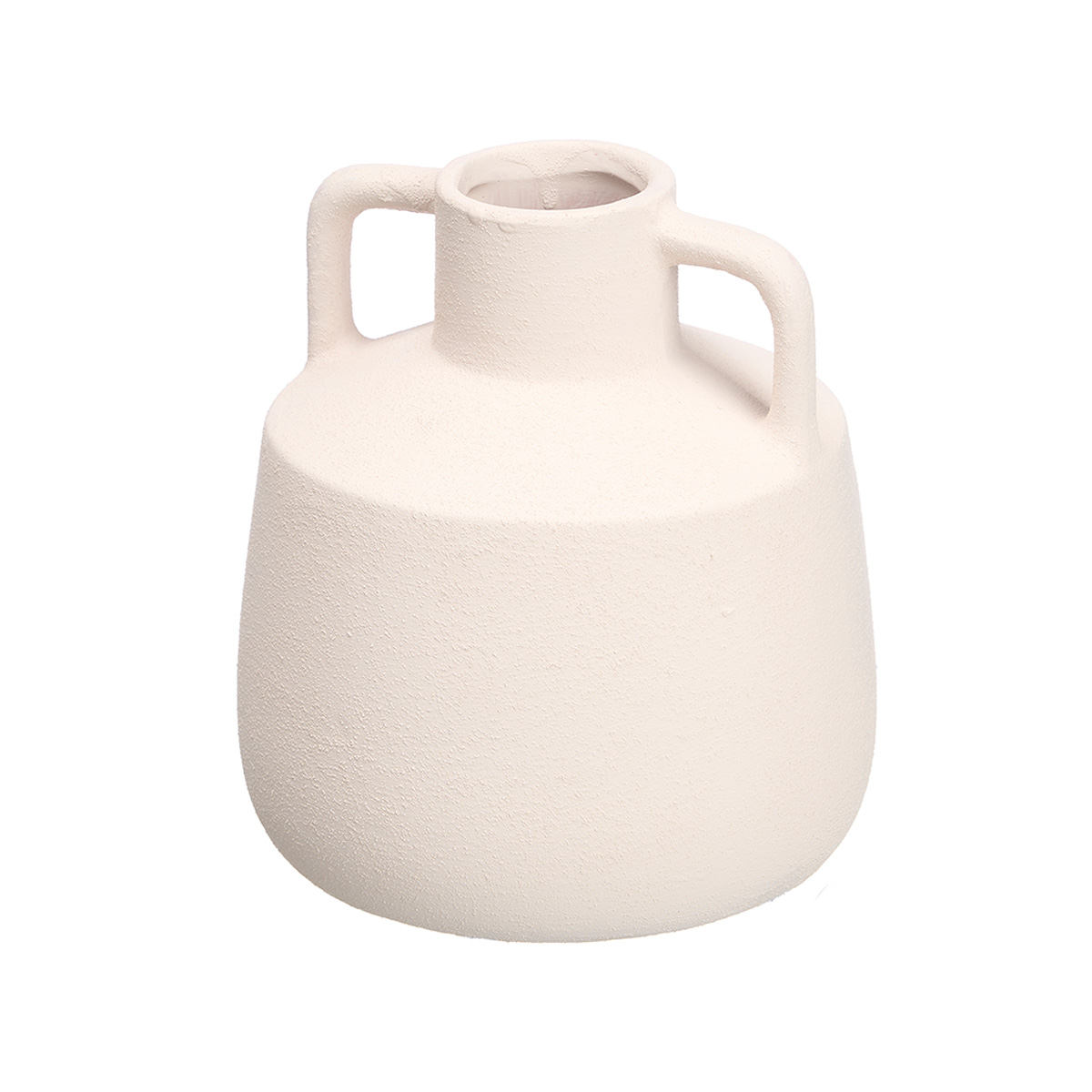 Jarra branca em cerâmica 17cm