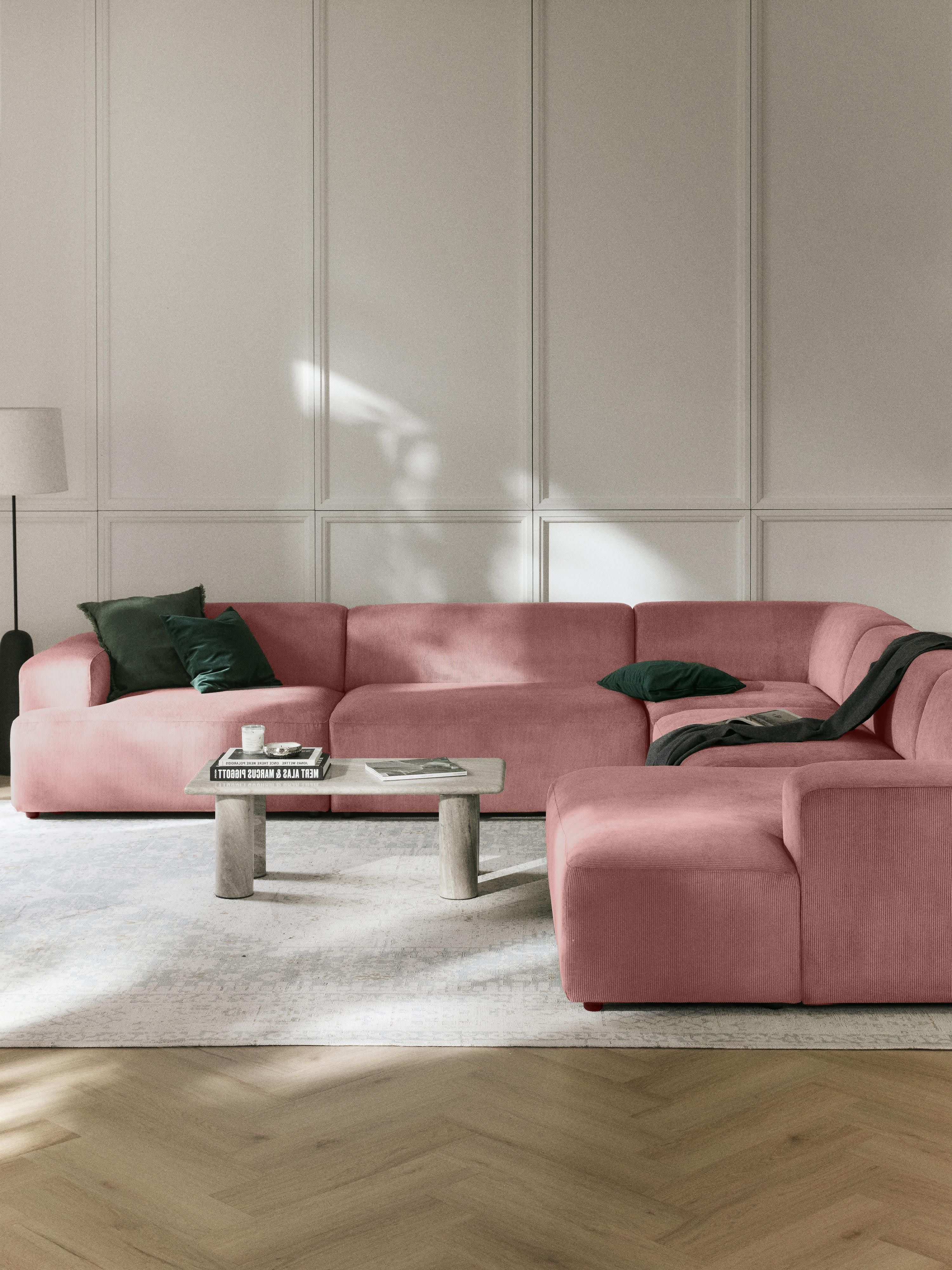 XL Cord-Ecksofa Melva