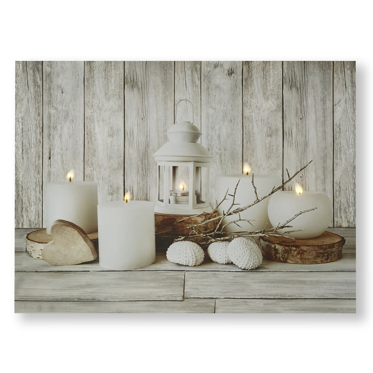 Art for the Home Canvas LED - Coastal Treasures - 60x80cm
