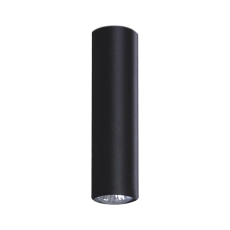 Spot okrągły czarny SANTI 1xGU10x50W wym:20x6x5cm IP20 Kaja