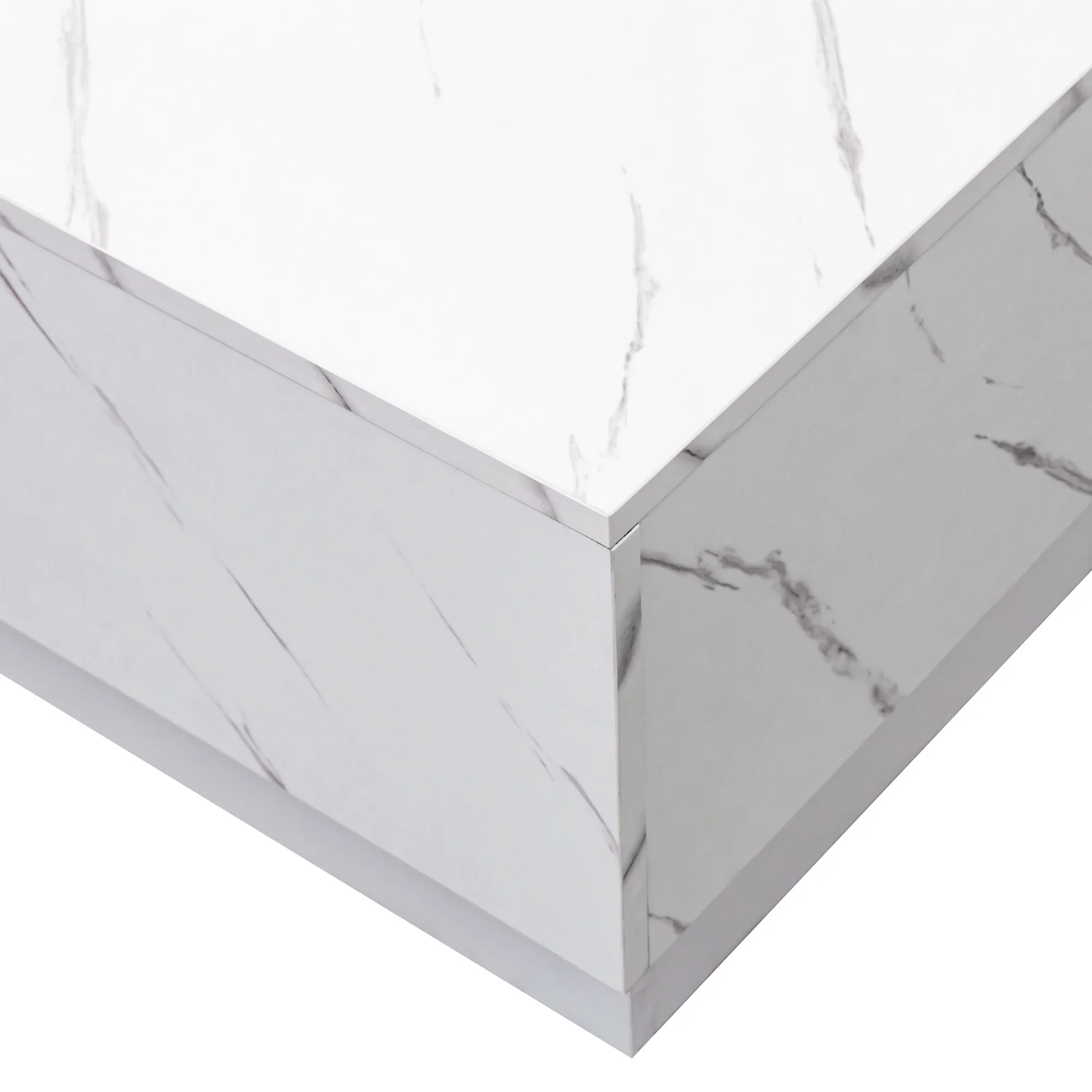 Coffee Table With Sliding Tabletop, Center Table With Hidden Storage Compartment, Extendable Table