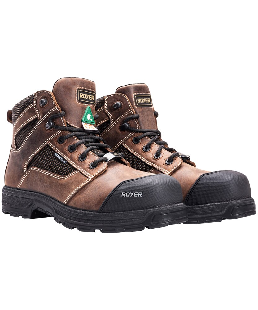 L.P. Royer Men's Agility Arctic Grip 6 Inch Composite Toe Composite Plate Work Boot
