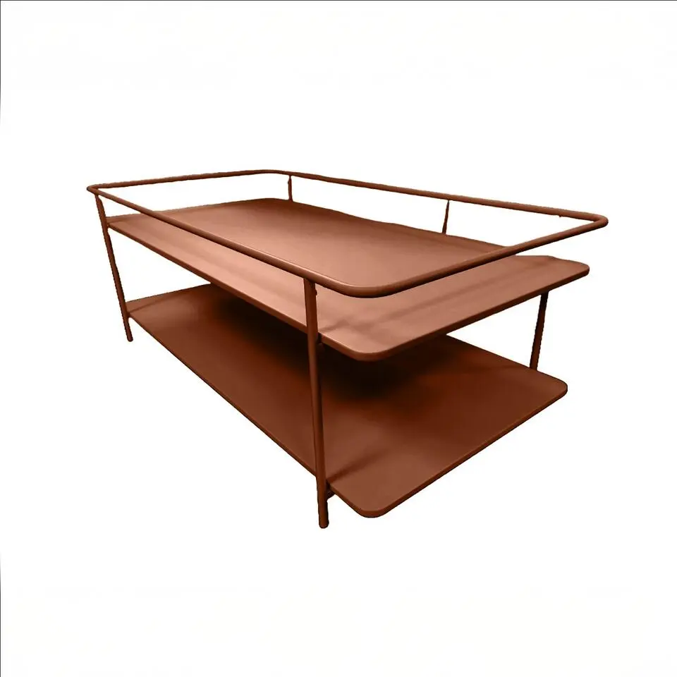 Salontafel Oranje Metaal - 110x55x34,3cm - Yuba