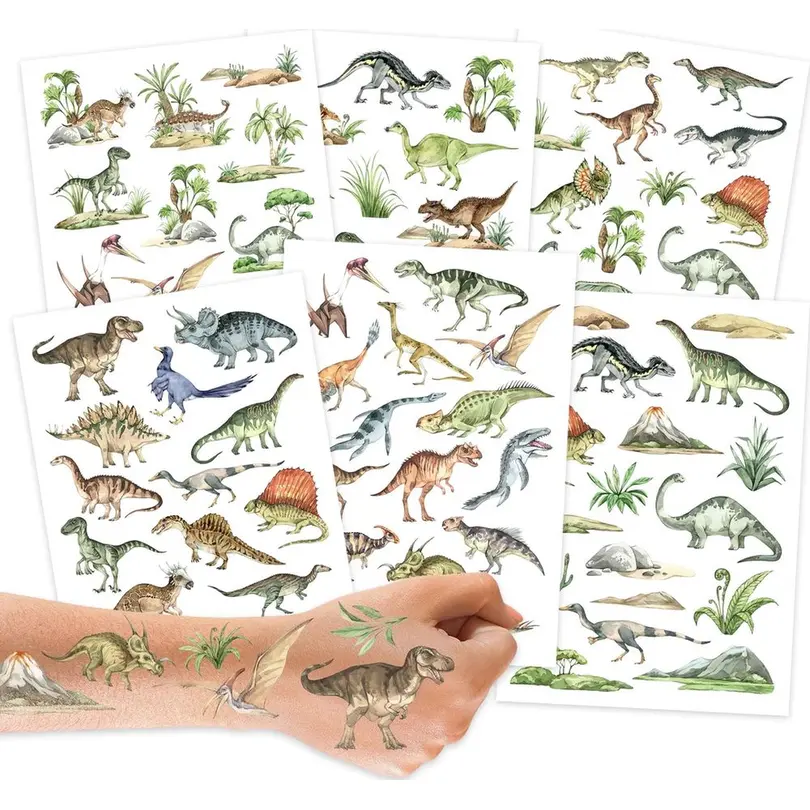 Sticker 6er-Set Welt der Dinos