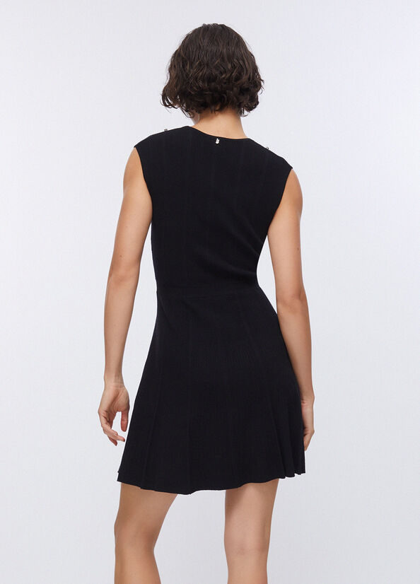 Abito corto in maglia