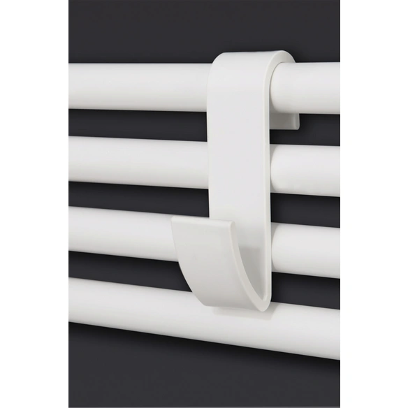 Handtuchclip, (BxLxT): 7 x 11,5 x 3 cm, weiß, kunststoff