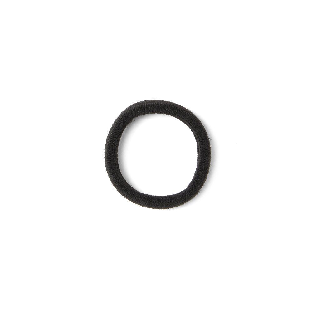 Lot de 20 élastiques à cheveux mousse polyester noir