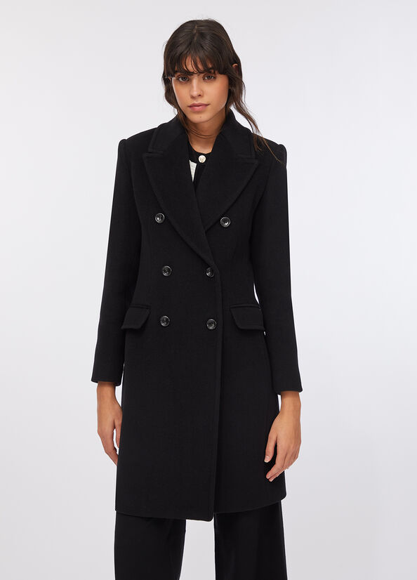Cappotto doppiopetto in lana