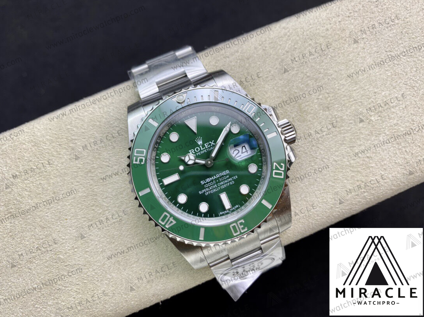 ROLEX-SUBMARINER-ref.116610LV-0002-Elite Clone-40mm-Replica Watch