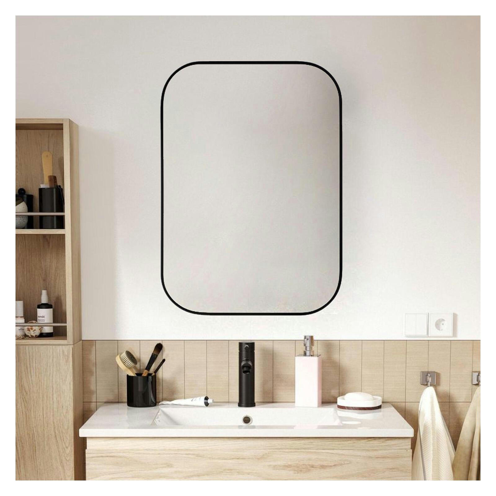 LYA - Miroir rectangulaire à bords arrondis 50x70