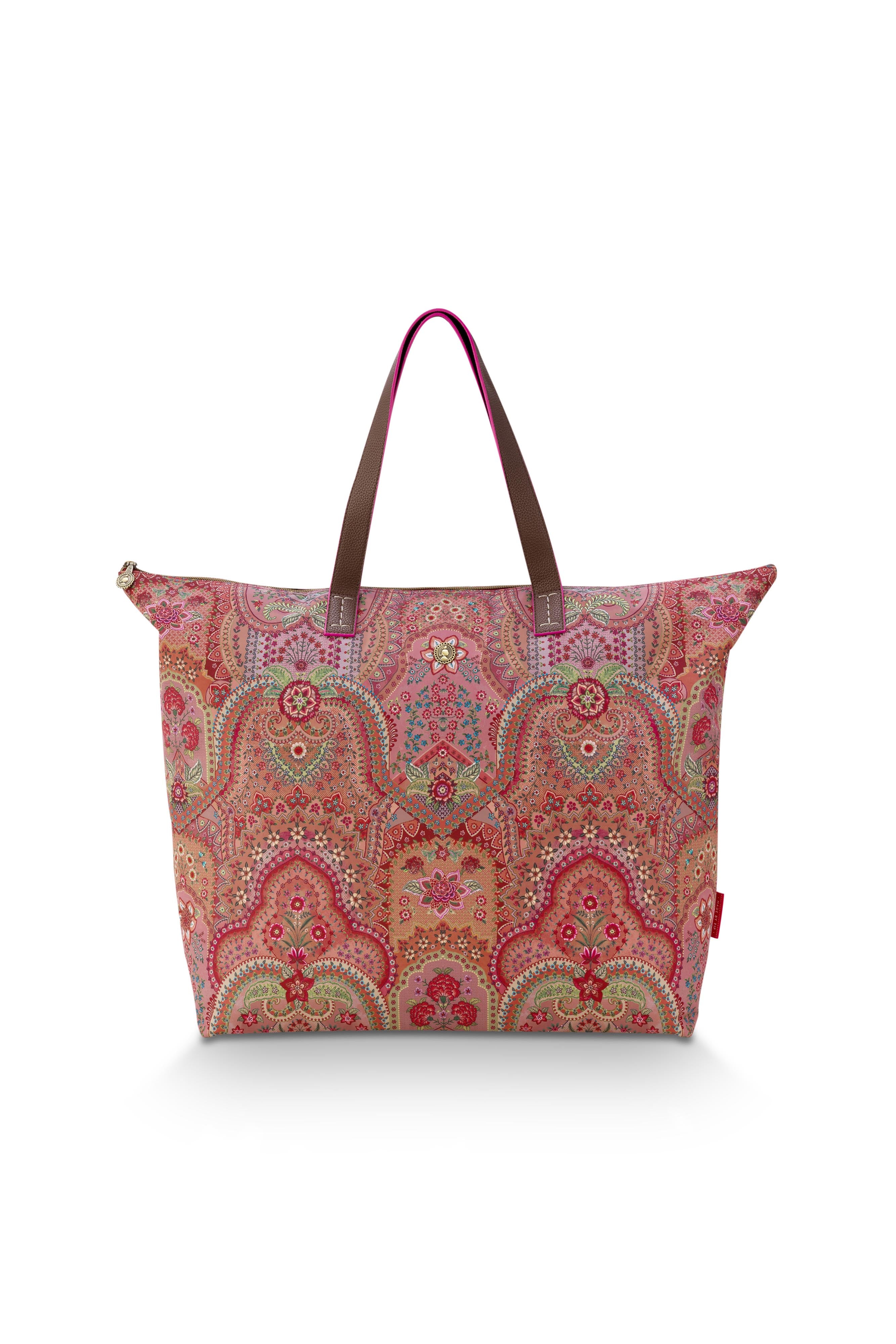 Pip Studio - Tilda Tote Bag Dames - Jabali - Rood - 66x20x44cm