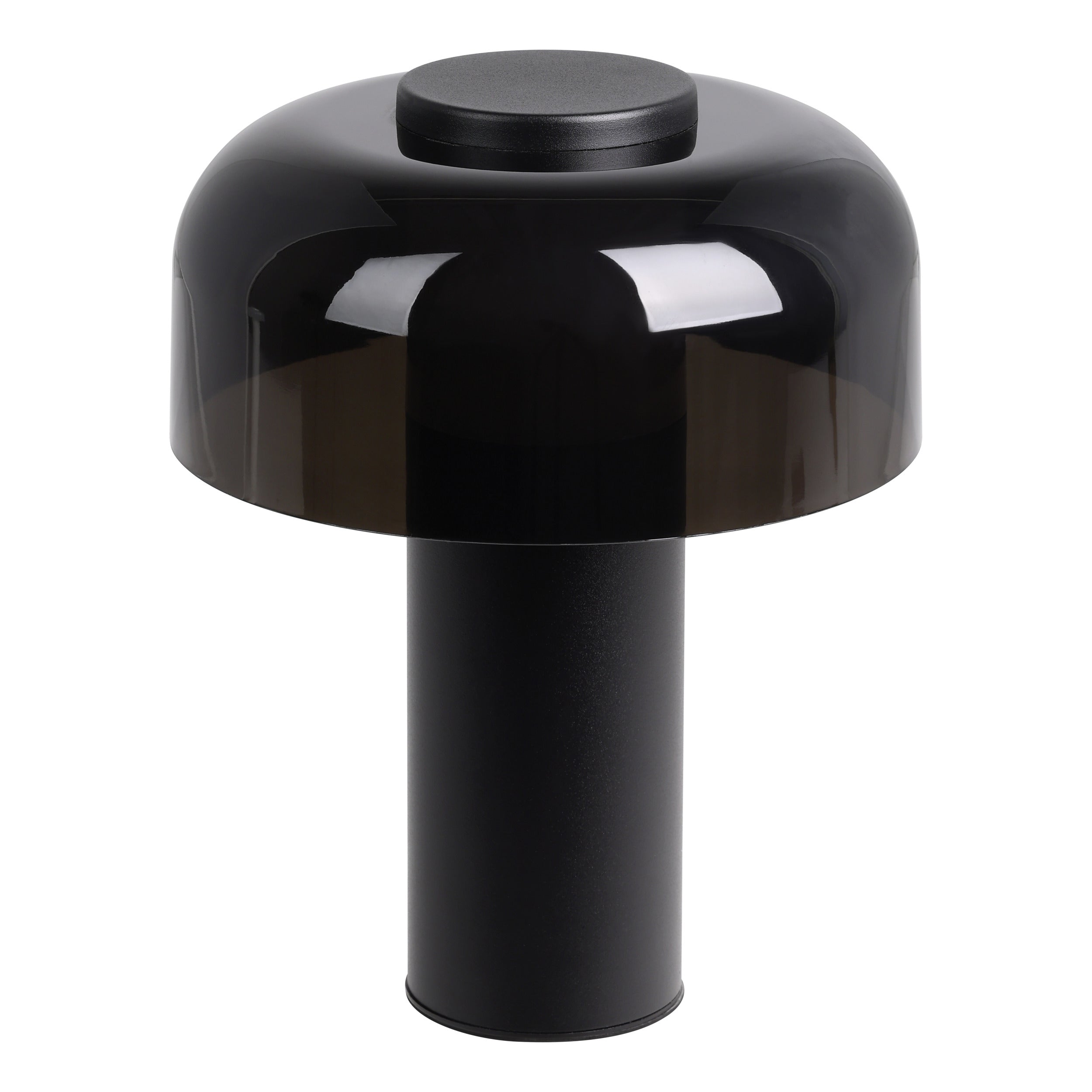 EGLO tafellamp Ponente - draadloos - led - 20 cm - zwart/smoke
