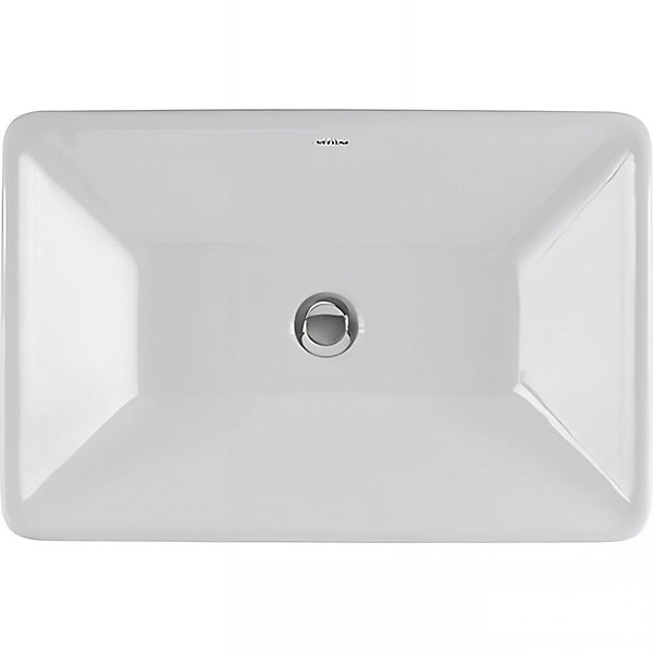 Lavabo Sign céramique traditionnelle SANINDUSA 80x40 blanc