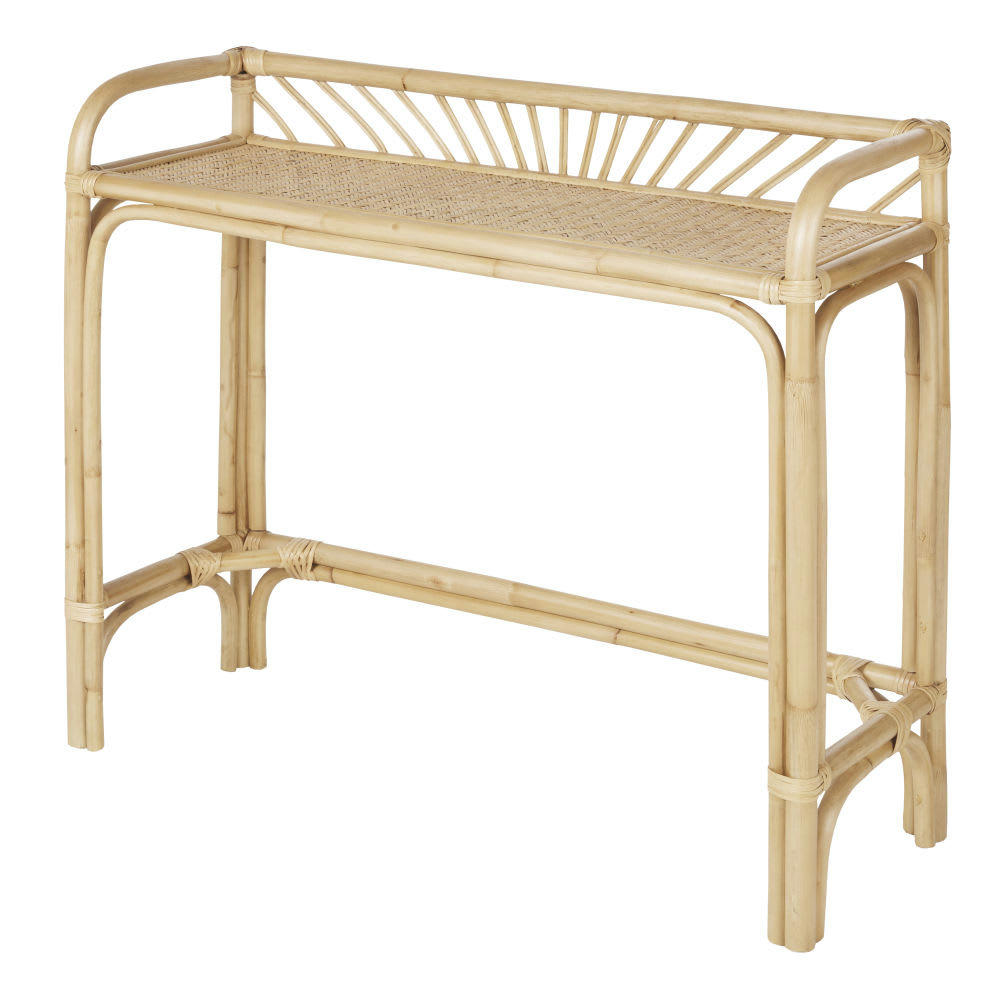 Tanja - Console en rotin tressé