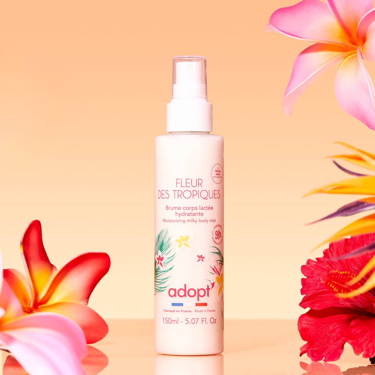 Fleur des tropiquesBrume corps lactée hydratante 100ml