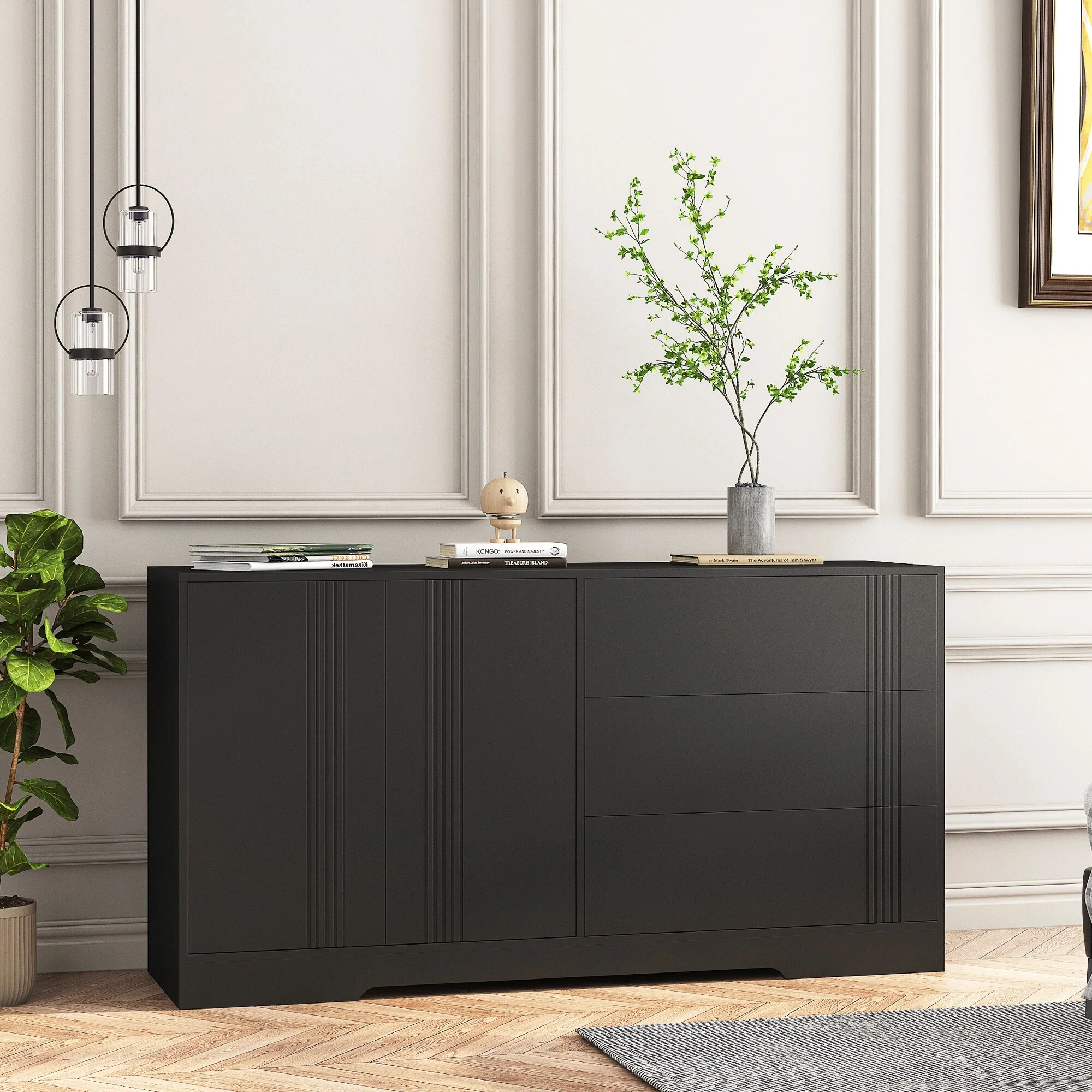 sideboard with 3 Drawers and Doors