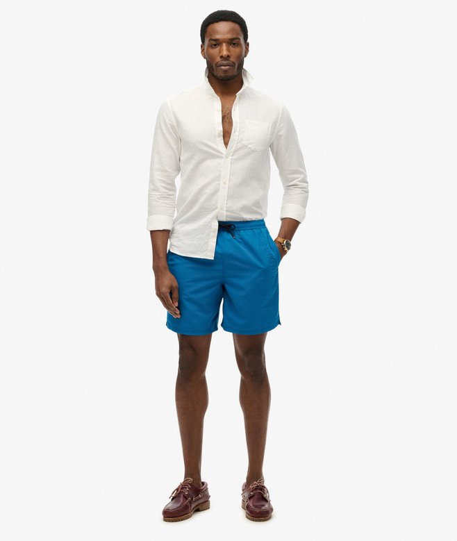 Premium Embroidered 17-inch Swim Shorts