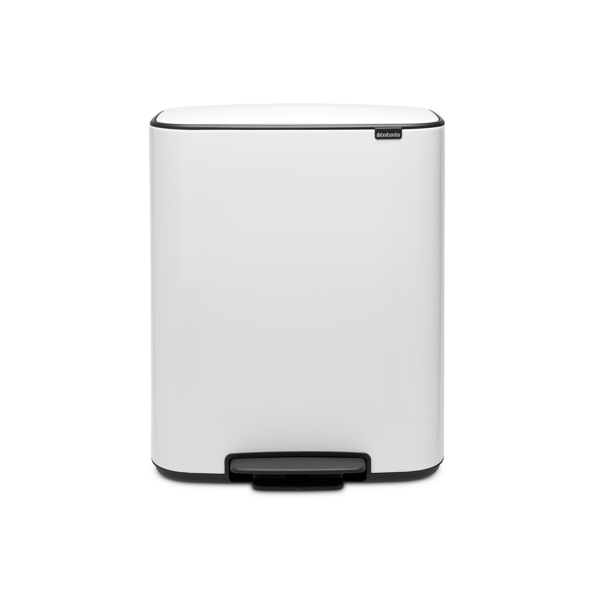 Brabantia Bo Pedaalemmer, 1 binnenemmer, 60 liter - White