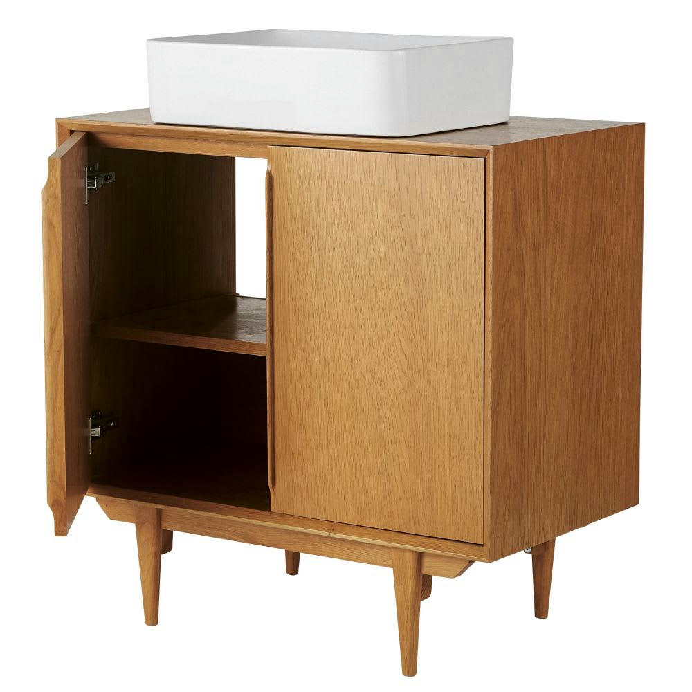 Portobello - Meuble vasque vintage 2 portes