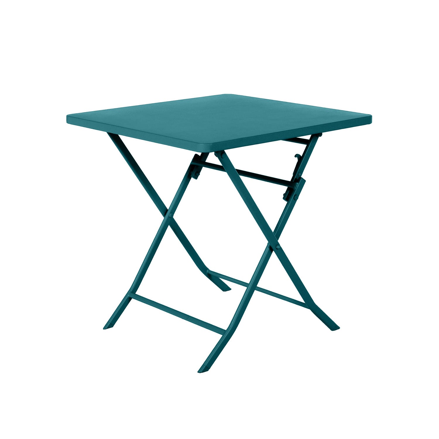 Tavolo da giardino pieghevole 71x70x70 cm Greensboro blu