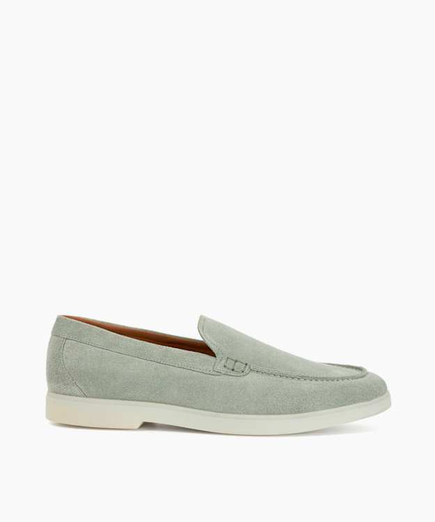 Boltman Pale Green - Suede Casual Loafers