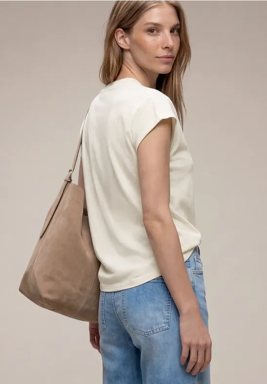 Dropped Shoulder Shirt mit V-Neck