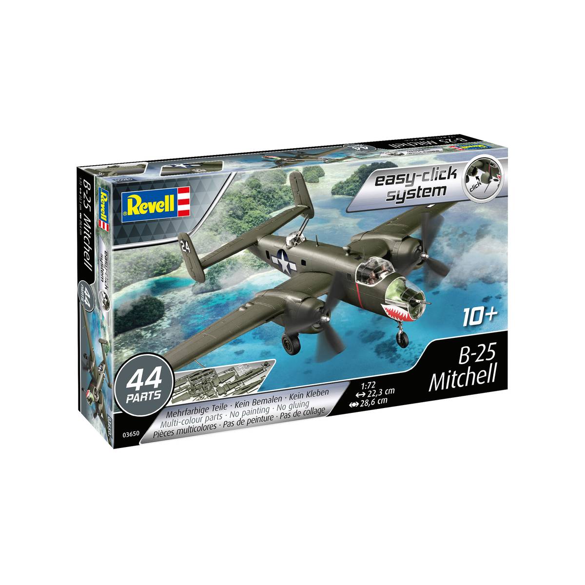 Revell Easy Click B-25 Mitchell Model Kit 1:72