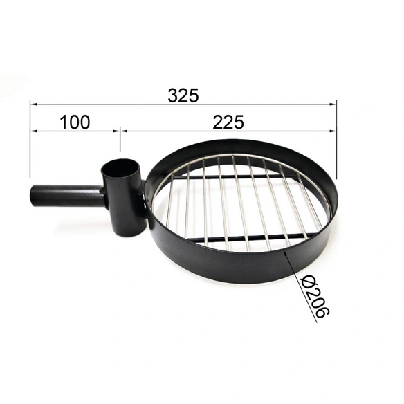 Schwenkarm, Eisen, für Grillkota 9 Basic
