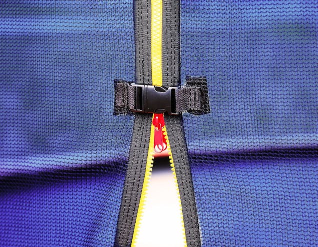 NNEDPE 12ft Replacement Trampoline Inner Net Blue for 8 Poles Trampoline