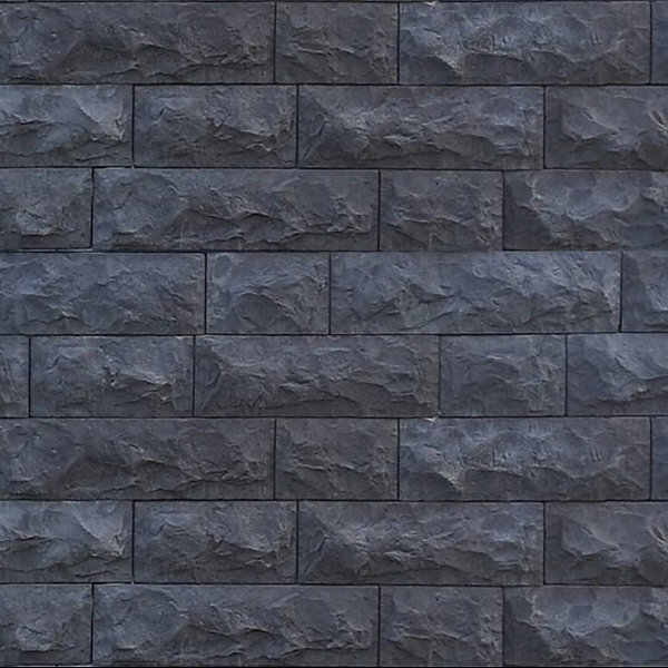 Parement en pierre reconstiuée ParColor collection Ossau - 0,2m² - intérieur/extérieur - ton anthracite