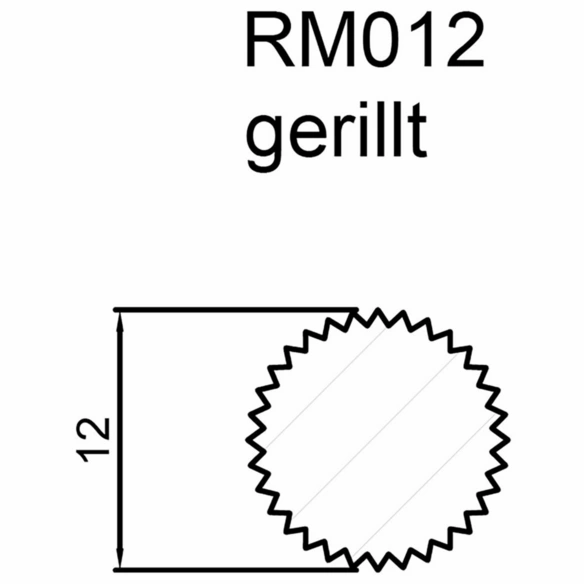 Rundstab, Buchenholz natur, LxHxT: 100 x 1,2 x 1,2 cm