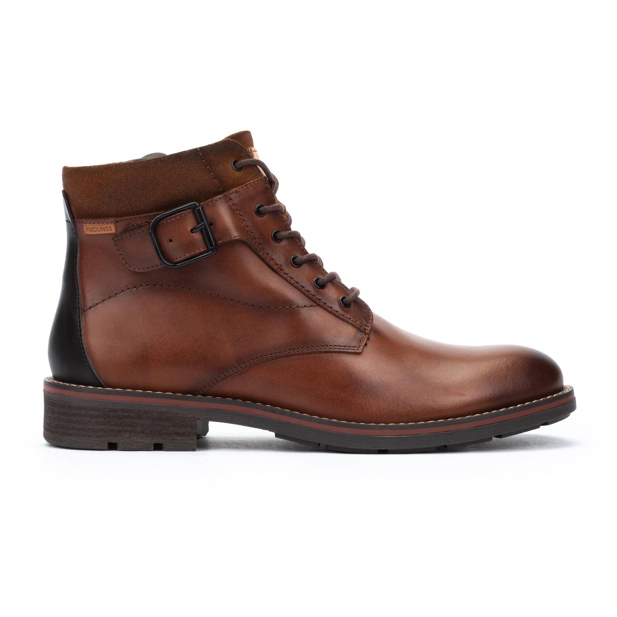 YORK - Botín con cordones y cremallera para hombre