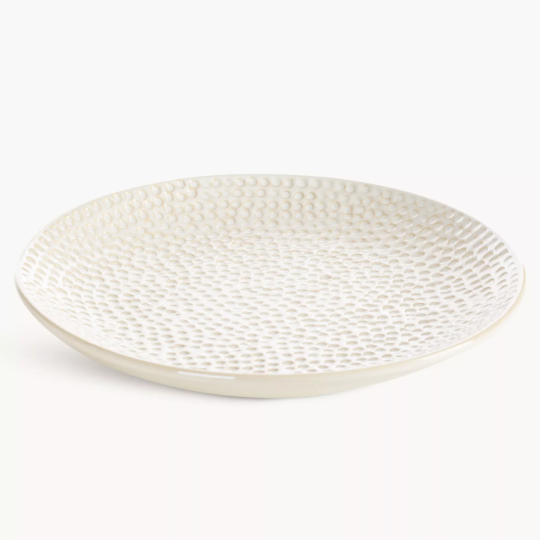 Patera kremowa z ozdobnym wzorem rozmiar 30x4 cm ALEXA - kolekcja SEA SUMMER