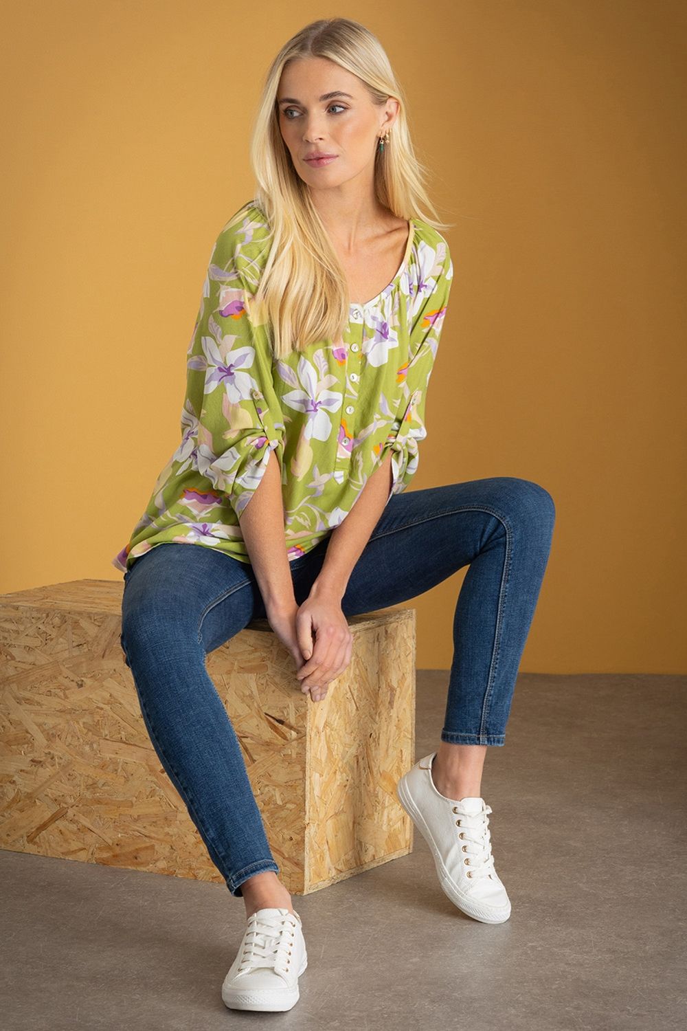 Klass. Botanical Print Top