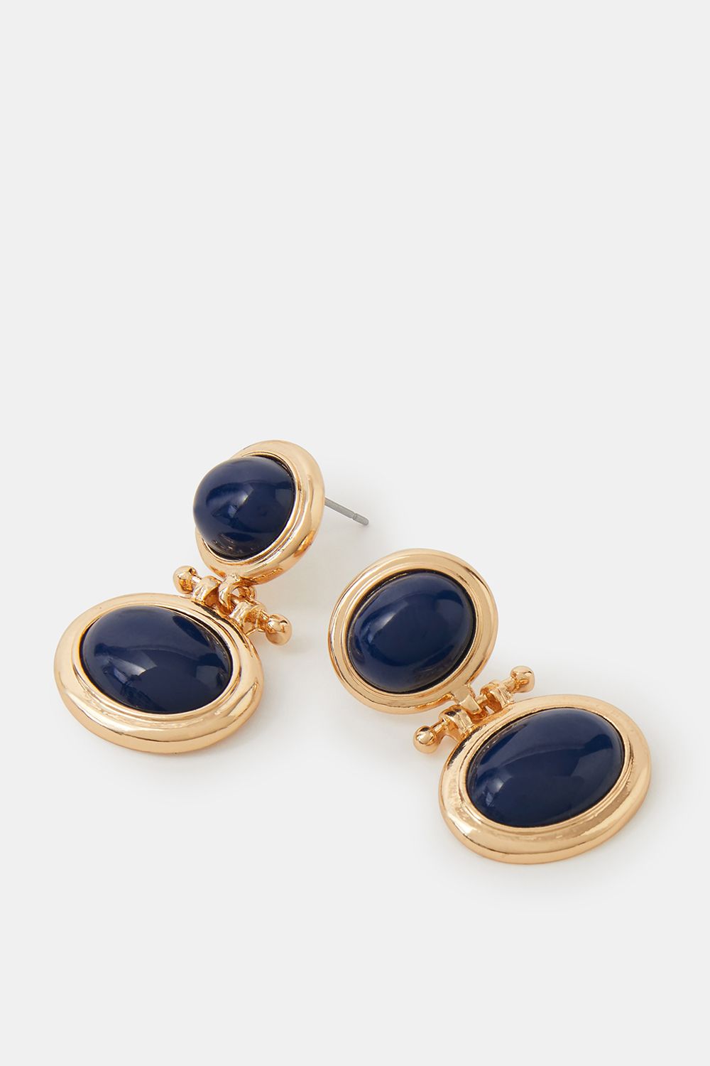 Accessorize Oval Stone Drop Earrings