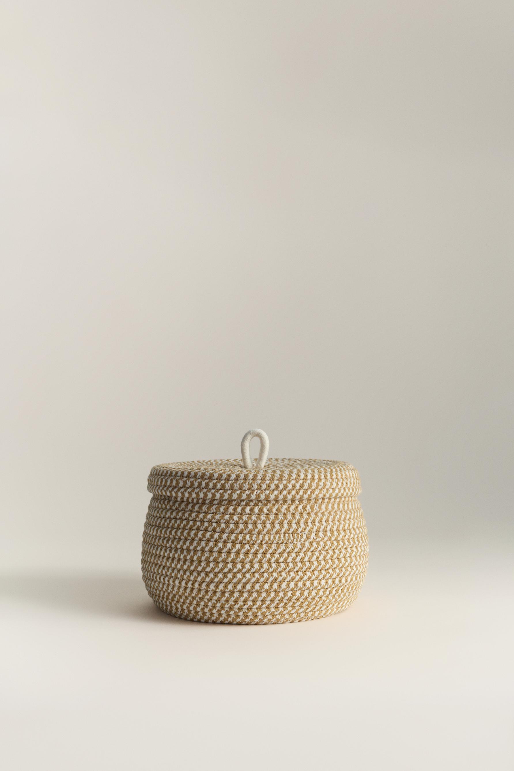 Cesta redonda tapa