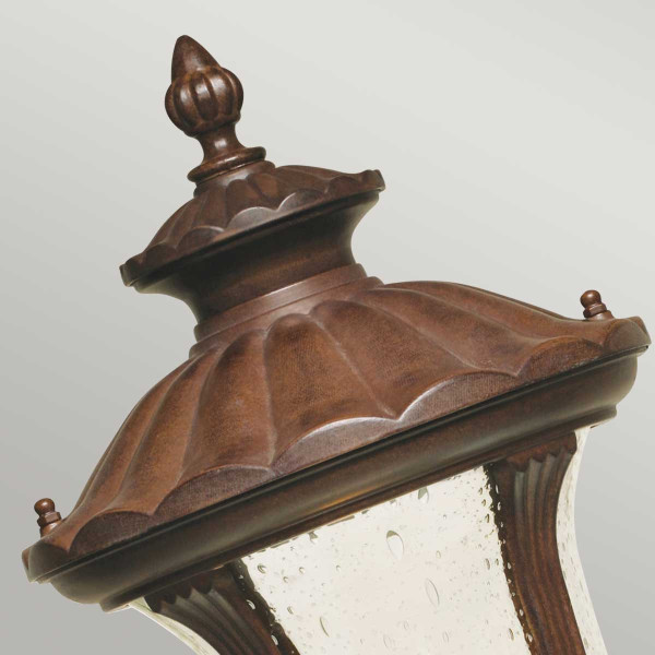 Lampa ogrodowa rdzawa brązowa Chicago wys:51 cm 1xE27x100W IP44 Elstead