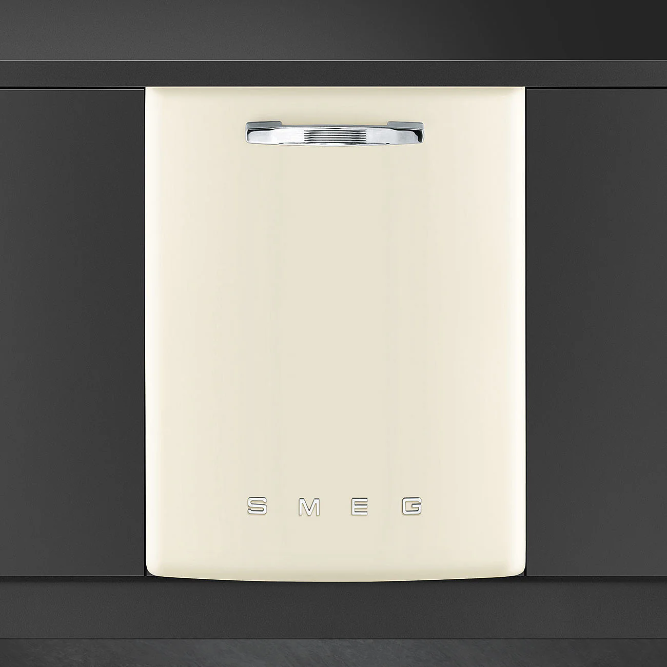 60cm 50s Style Integrated Cream Dishwasher, B Rated